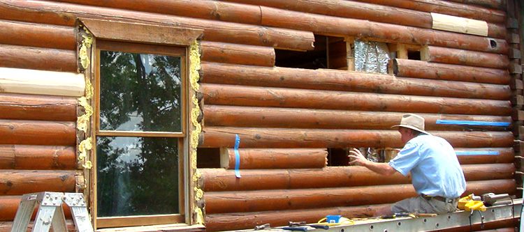 Log Home Repair Alleghany County, Virginia