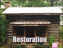 Historic Log Cabin Restoration  Alleghany County, Virginia