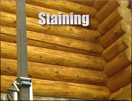  Alleghany County, Virginia Log Home Staining